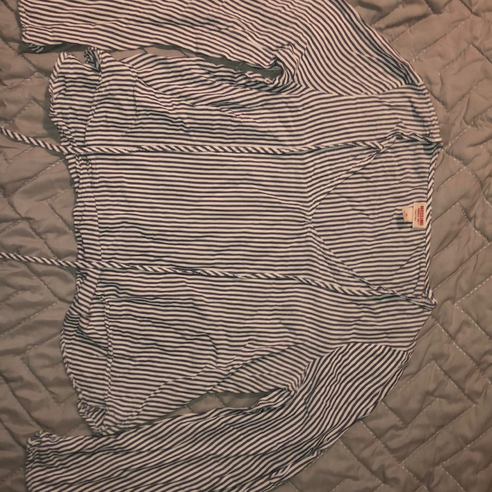 striped long sleeve shirt